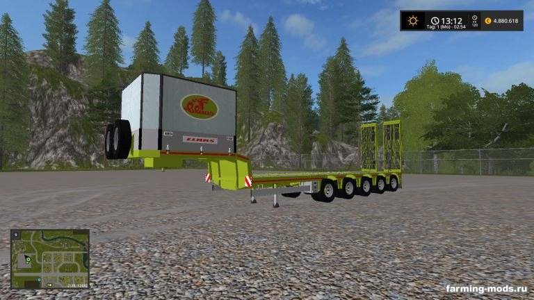 Мод "Пак Holmer & Claas Mercedes Actros Mp4 Slt + Dolls Trailer v 1.0" 