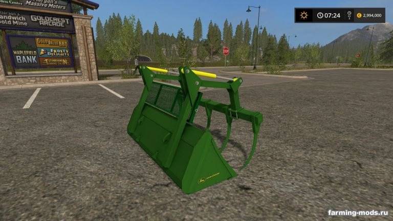 Мод "John Deere Graple Bucket v 1.0" 