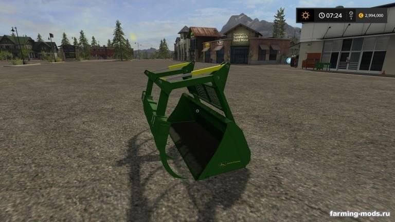 Мод "John Deere Graple Bucket v 1.0" 