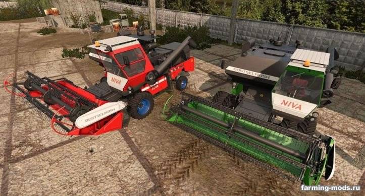 Мод Нива Ростсельмаш Пак v 1.0.2.0 для Farming Simulator 2017