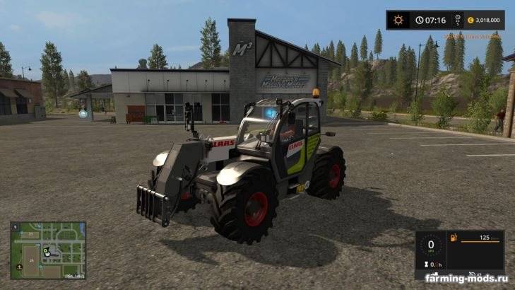 Мод "Claas Scorpion 7055 v 1.1" 