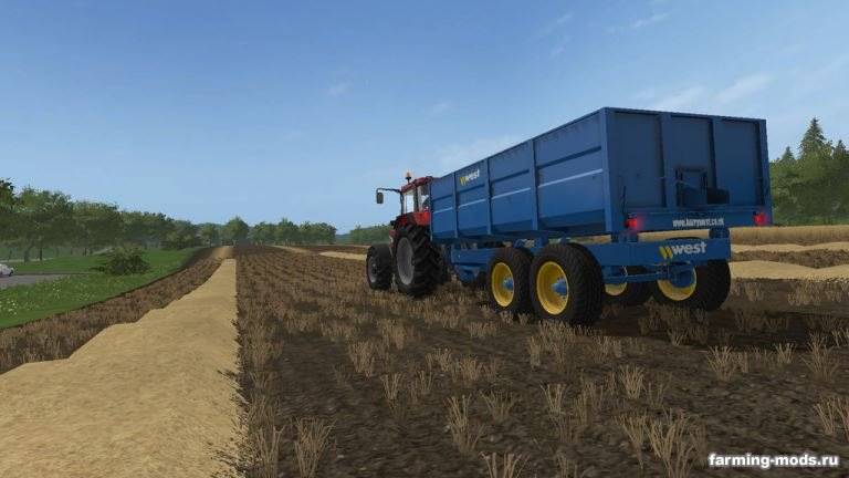 Мод "West 10T Grain Trailer v 1.1" 