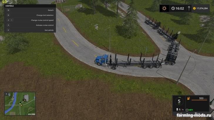 Мод "Fliegl Timber Runner Wide With Autoload v 1.2" Мод "Fliegl Timber Runner Wide With Autoload v 1.2"