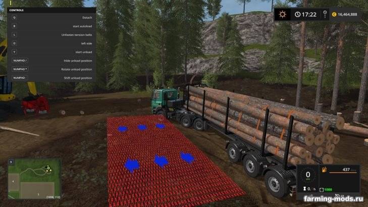 Мод "Fliegl Timber Runner Wide With Autoload v 1.2" Мод "Fliegl Timber Runner Wide With Autoload v 1.2"
