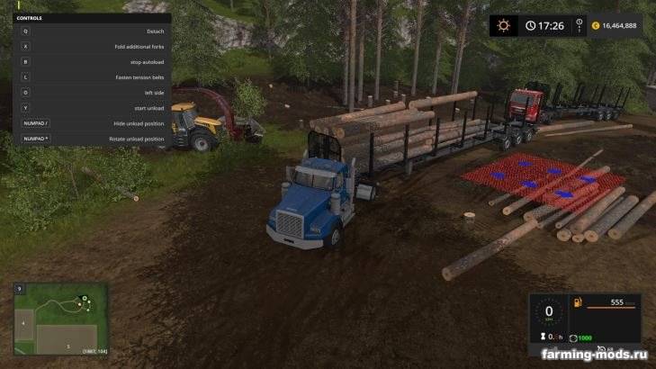 Мод "Fliegl Timber Runner Wide With Autoload v 1.2" Мод "Fliegl Timber Runner Wide With Autoload v 1.2"
