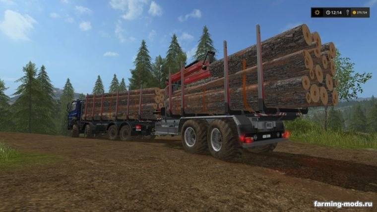 Мод "Forest extension for the MAN TGS 6x / 8x / 10x AR-Pack v 3.0" 