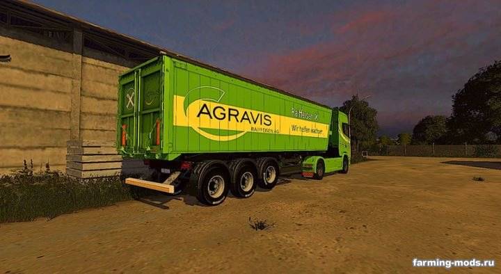 Мод "Agricultural Trailer With DH v 1.0" 