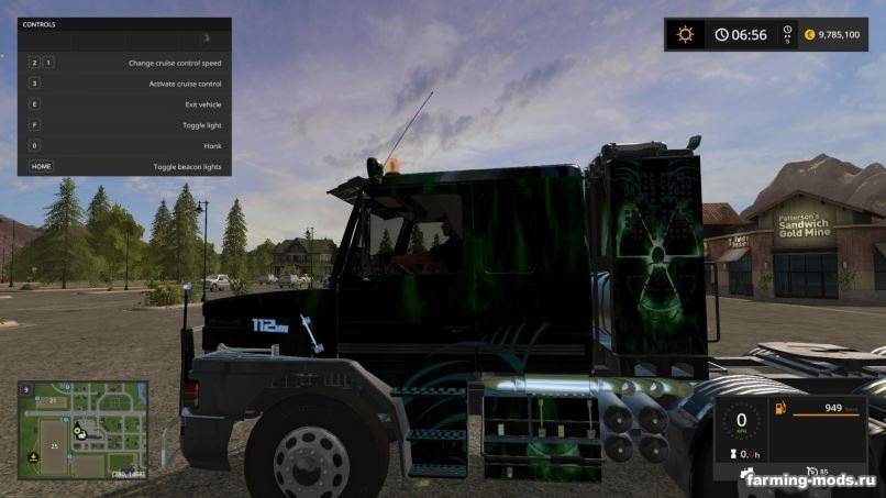 Мод Toxic Scania MultiDecal v 1.0 для Farming Simulator 2017
