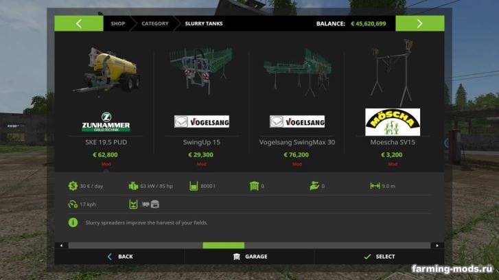 Мод Slurry pack v 7.0.0.2 для Farming Simulator 2017 Мод Slurry pack v 7.0.0.2 для Farming Simulator 2017
