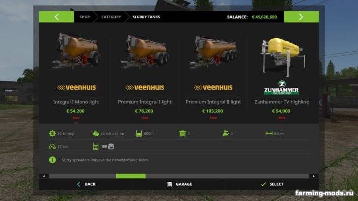 Мод Slurry pack v 7.0.0.2 для Farming Simulator 2017 Мод Slurry pack v 7.0.0.2 для Farming Simulator 2017