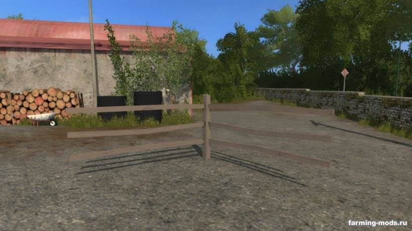 Мод Wood Fence Panel v 1.0 для Farming Simulator 2017