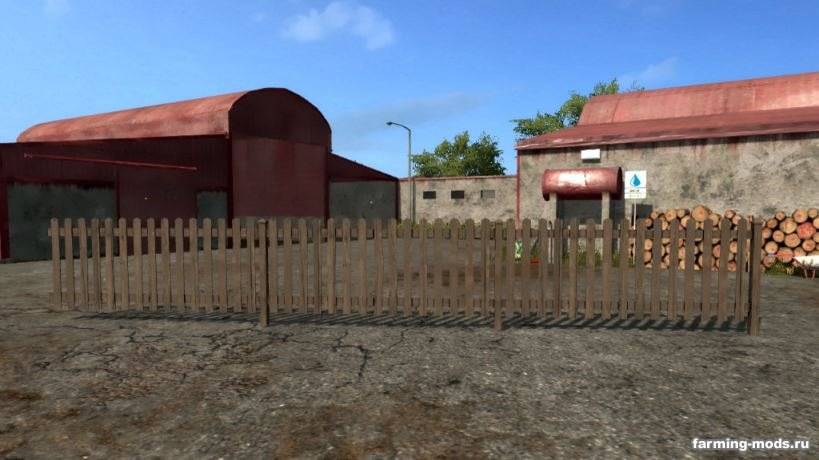 Мод Wood Fence Panel v 1.0 для Farming Simulator 2017