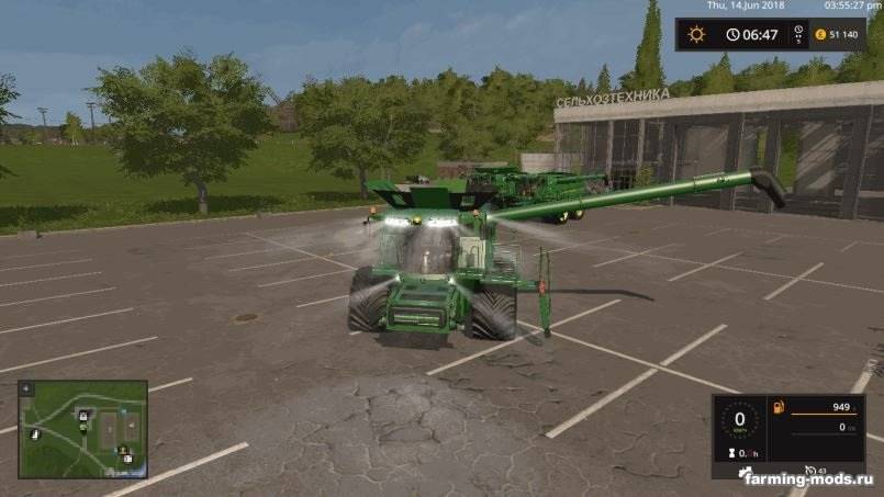 Мод John Deere S600 US version model 2012 v 1.1 для Farming Simulator 2017 Мод John Deere S600 US version model 2012 v 1.1 для Farming Simulator 2017