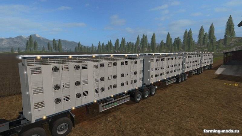 Мод Пак Custom Road Train Pack v 2.2 для Farming Simulator 2017