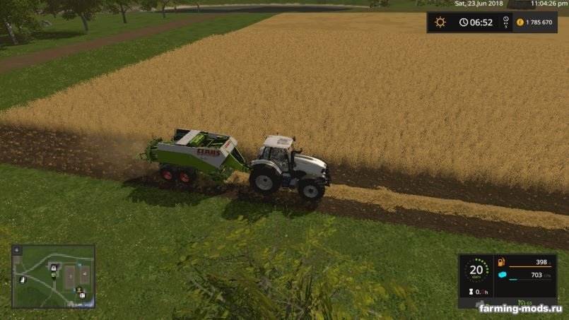 Мод Claas Rollant Rundballenpresse v 1.2 для Farming Simulator 2017