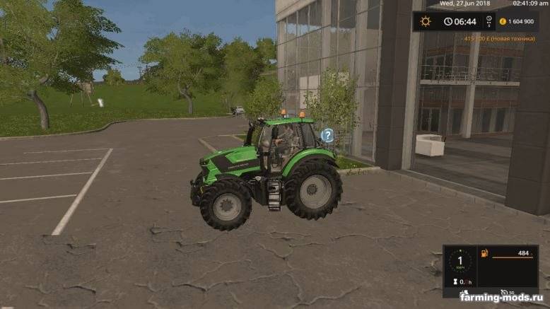 Мод Deutz Fahr 6TTV v 1.1 для Farming Simulator 2017