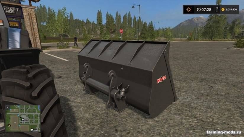 Мод Large Bucket v 1.0 для Farming Simulator 2017