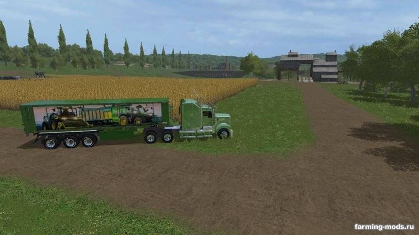 Мод John Deere Trailer Bulk v 1.0 для Farming Simulator 2017 Мод John Deere Trailer Bulk v 1.0 для Farming Simulator 2017