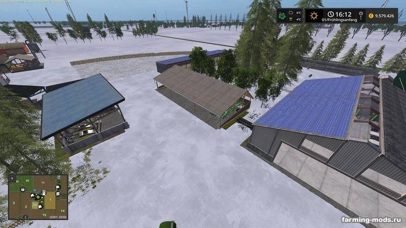 Мод Карта North Frisian march 4-fold map v 2.0 для Farming Simulator 2017
