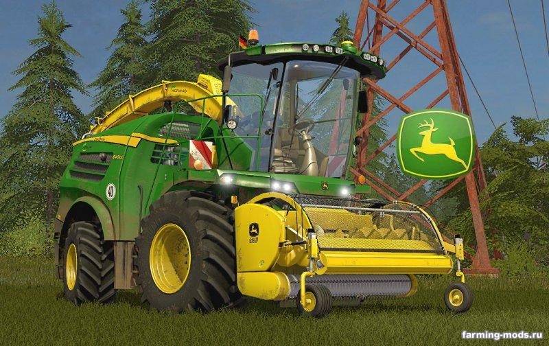 Мод John Deere 8000 Series Final Beast Pack v 4.0 для Farming Simulator 2017