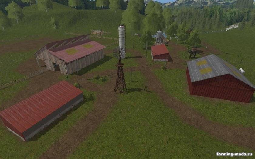 Мод Карта The Old Family Farm 2017 v 2.0 для Farming Simulator 2017