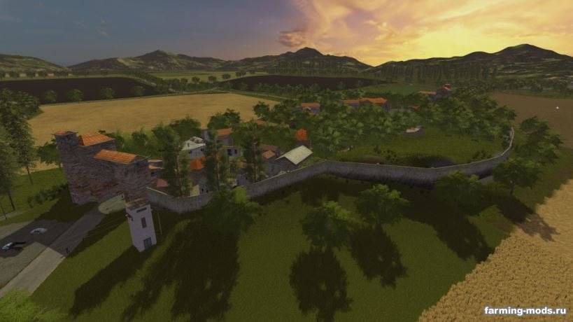 Мод Карта Tuscan Lands v 1.0 для Farming Simulator 2017
