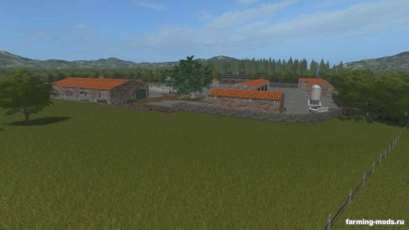 Мод Карта Tuscan Lands v 1.0 для Farming Simulator 2017