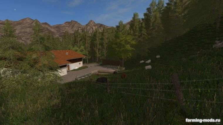 Мод Карта Styria Mountains v 1.5 для Farming Simulator 2017