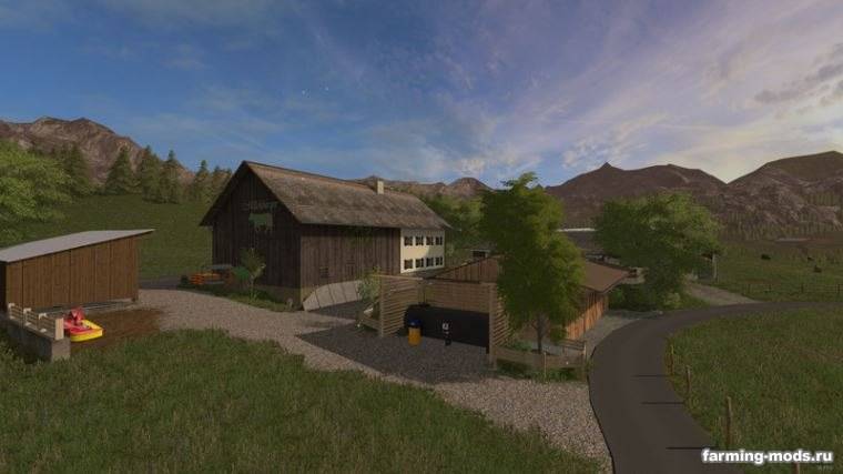 Мод Карта Styria Mountains v 1.5 для Farming Simulator 2017