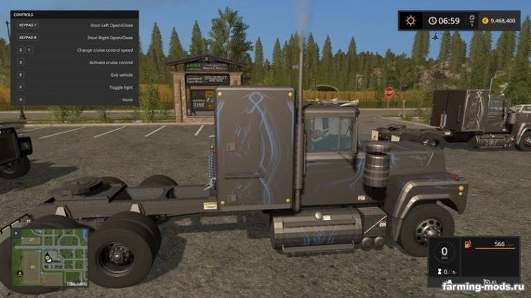 Мод Rubberduck Mack SmokeSkin v 1.1 для Farming Simulator 2017 Мод Rubberduck Mack SmokeSkin v 1.1 для Farming Simulator 2017