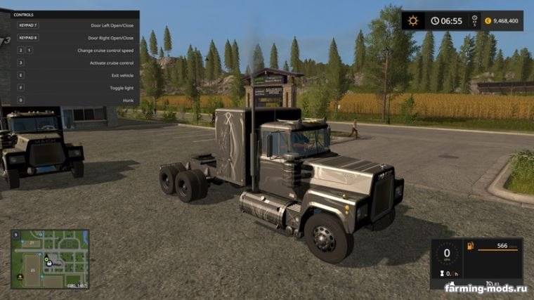 Мод Rubberduck Mack SmokeSkin v 1.1 для Farming Simulator 2017 Мод Rubberduck Mack SmokeSkin v 1.1 для Farming Simulator 2017