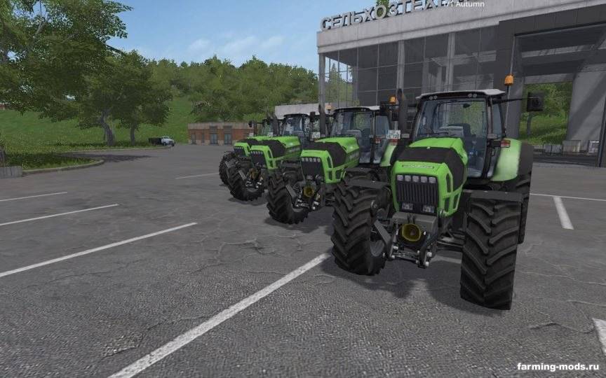 Мод Deutz-Fahr Agrotron X720 v 1.1 для Farming Simulator 2017