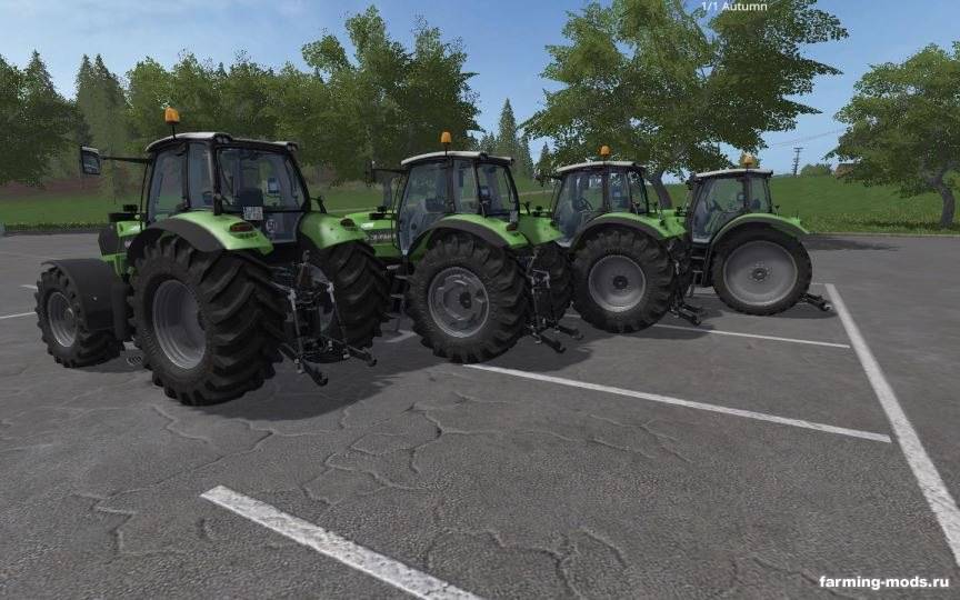 Мод Deutz-Fahr Agrotron X720 v 1.1 для Farming Simulator 2017