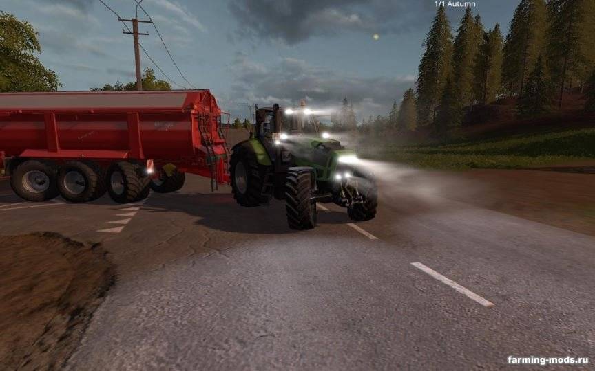 Мод Deutz-Fahr Agrotron X720 v 1.1 для Farming Simulator 2017