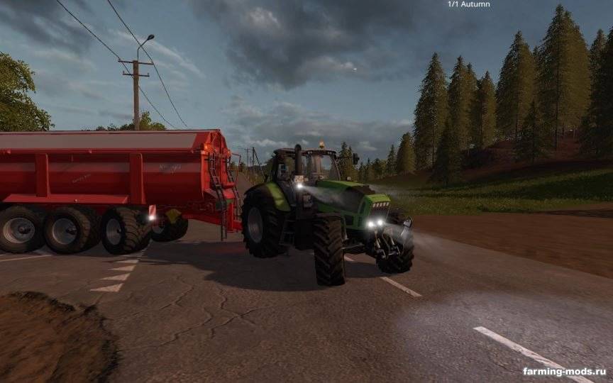 Мод Deutz-Fahr Agrotron X720 v 1.1 для Farming Simulator 2017