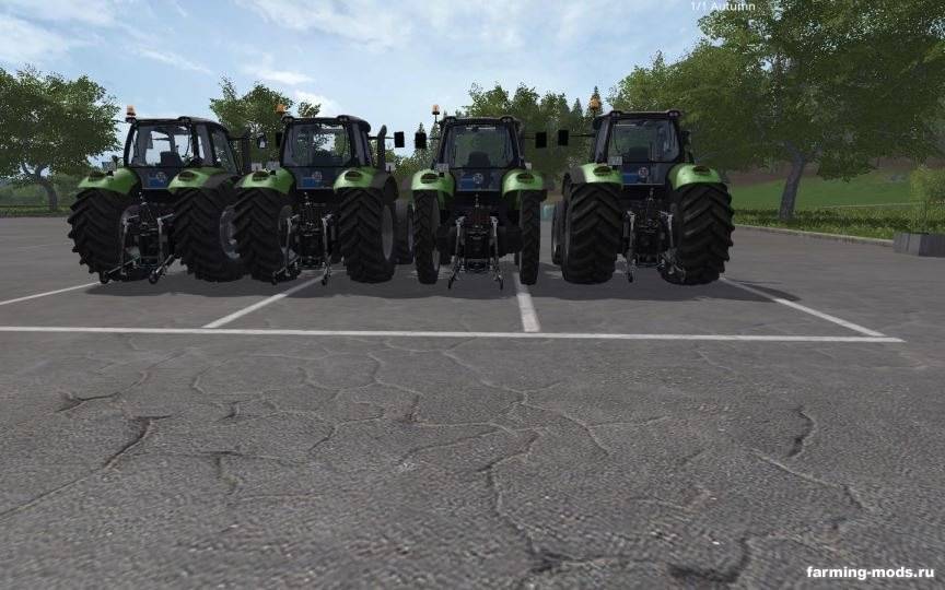 Мод Deutz-Fahr Agrotron X720 v 1.1 для Farming Simulator 2017