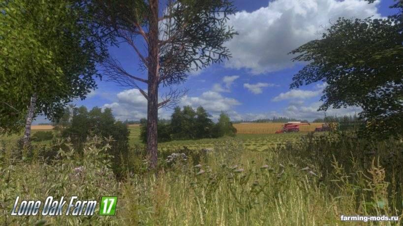 Мод Карта Lone Oak Farm v 1.0.0.2 для Farming Simulator 2017