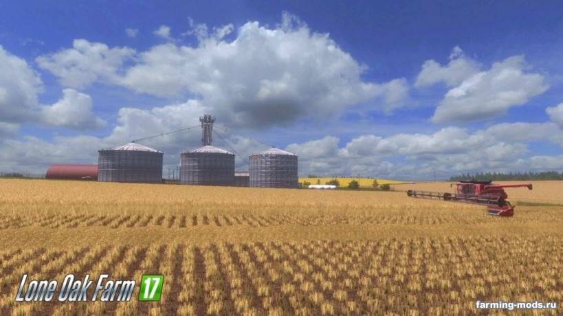 Мод Карта Lone Oak Farm v 1.0.0.2 для Farming Simulator 2017
