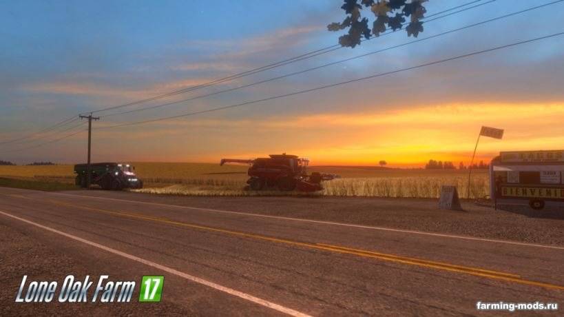 Мод Карта Lone Oak Farm v 1.0.0.2 для Farming Simulator 2017