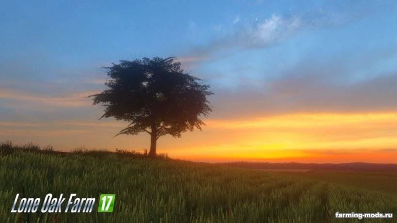 Мод Карта Lone Oak Farm v 1.0.0.2 для Farming Simulator 2017