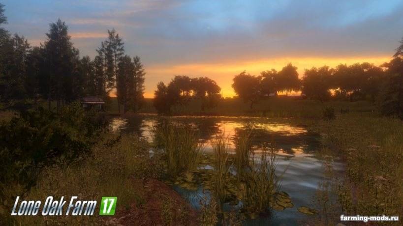 Мод Карта Lone Oak Farm v 1.0.0.2 для Farming Simulator 2017