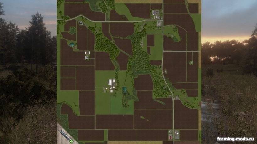 Мод Карта Lone Oak Farm v 1.0.0.2 для Farming Simulator 2017