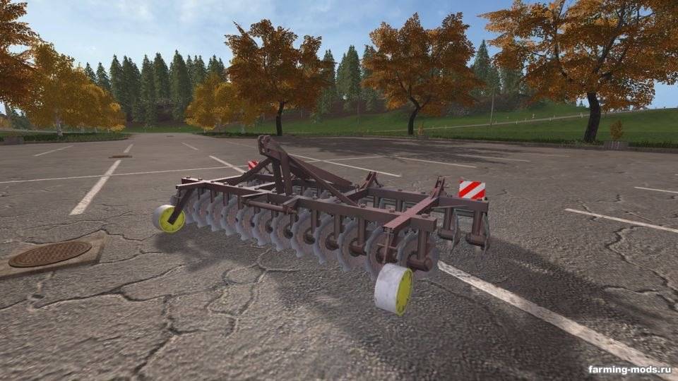 Мод Культиватор АГД-4.5 v 1.2 для Farming Simulator 2017