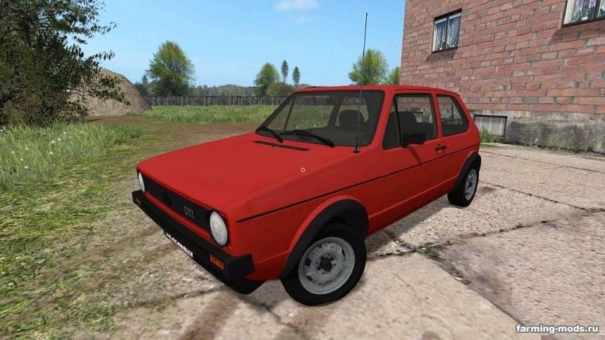 Мод VW Golf I GTI 1976 v 1.0 для Farming Simulator 2017