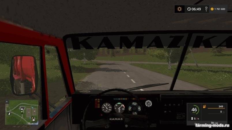 Мод Тягач Камаз-4310 6х6 MR version by RT-mods v 1.1 для Farming Simulator 2017