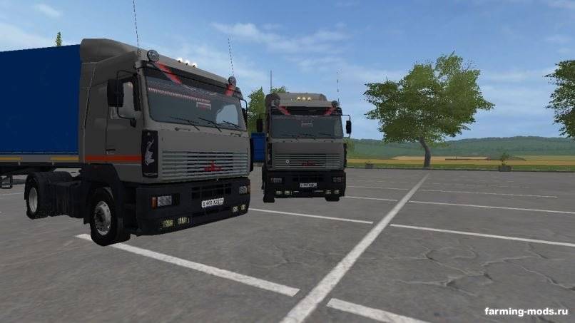 Мод Пак Маз-5440 с прицепами v 0.1 для Farming Simulator 2017
