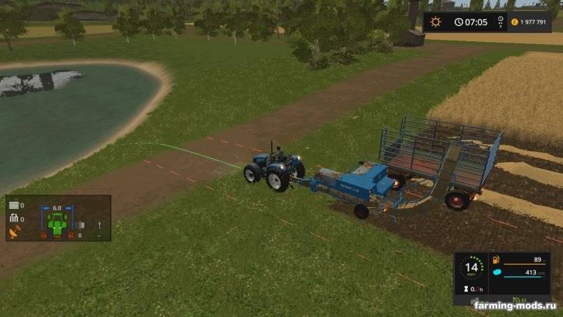 Мод Krone Emsland BT UAL v 1.0.1.0 для Farming Simulator 2017