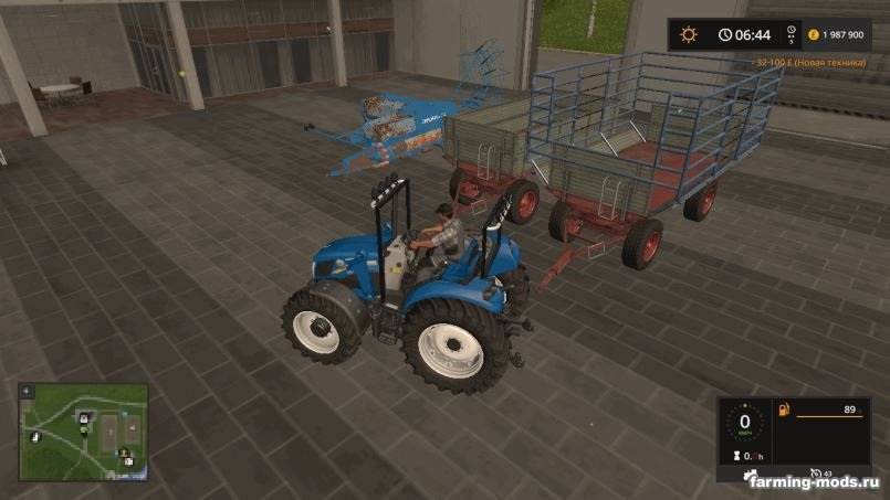 Мод Krone Emsland BT UAL v 1.0.1.0 для Farming Simulator 2017