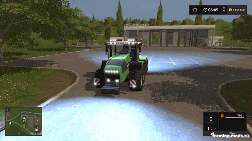 Мод Deutz-Fahr Agro XXL Final для Farming Simulator 2017