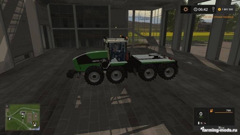 Мод Deutz-Fahr Agro XXL Final для Farming Simulator 2017